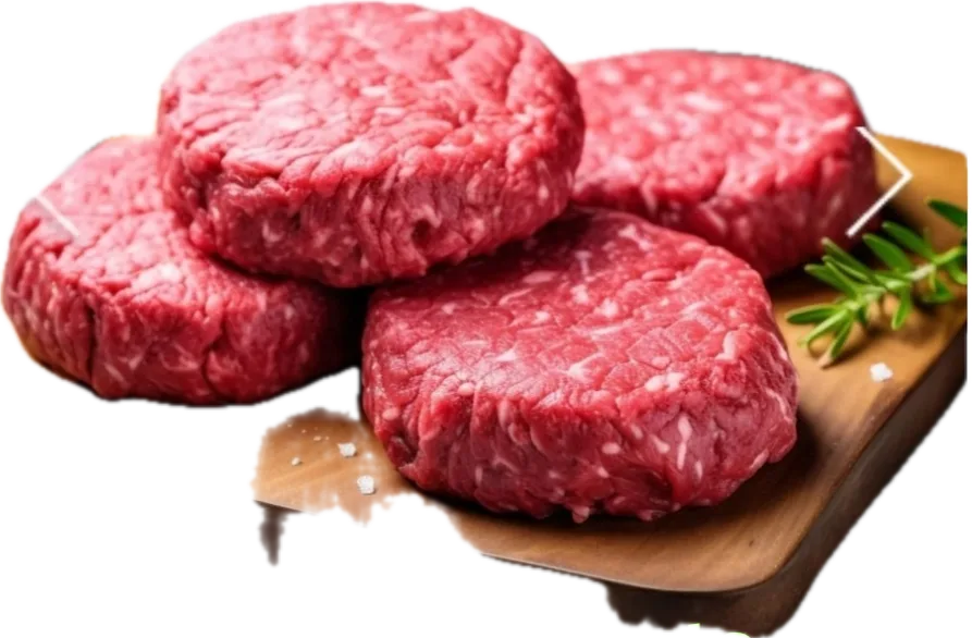 Beef burger paddies